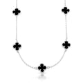 CHOKER 5 TREVO PRETO