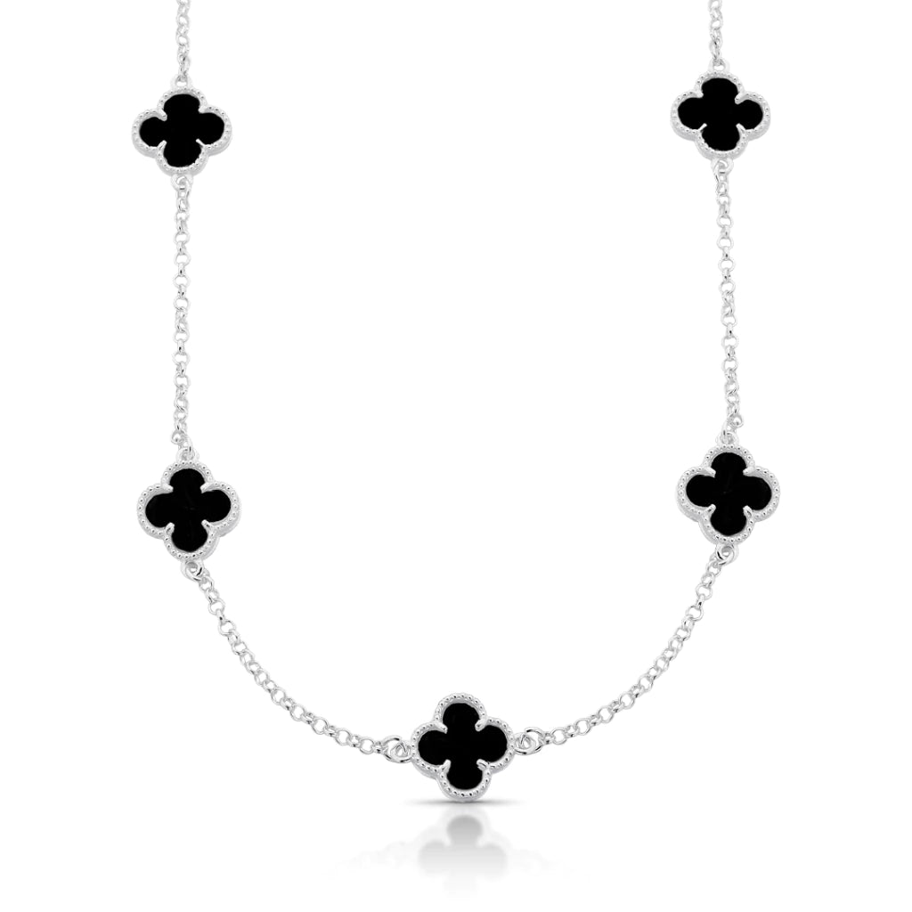 CHOKER 5 TREVO PRETO