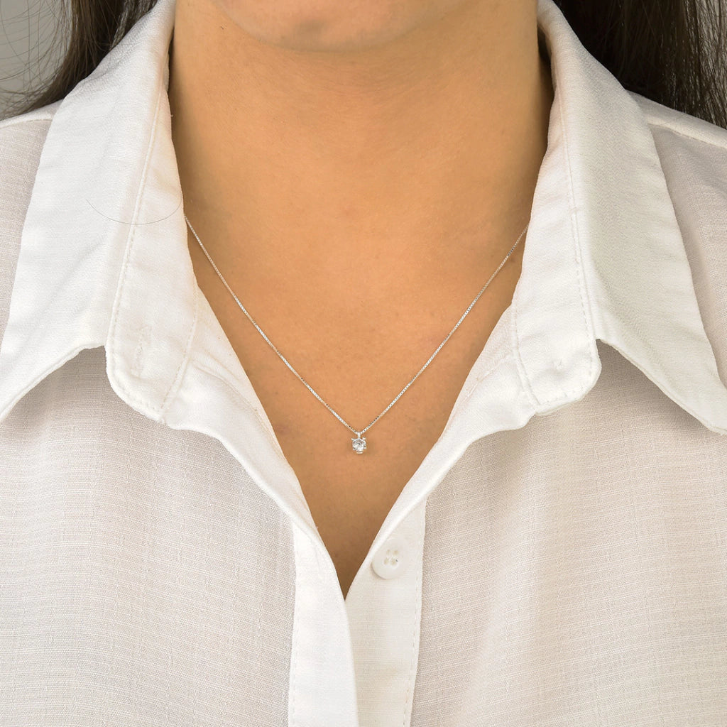 Gargantilha Ponto de Luz Redondo P