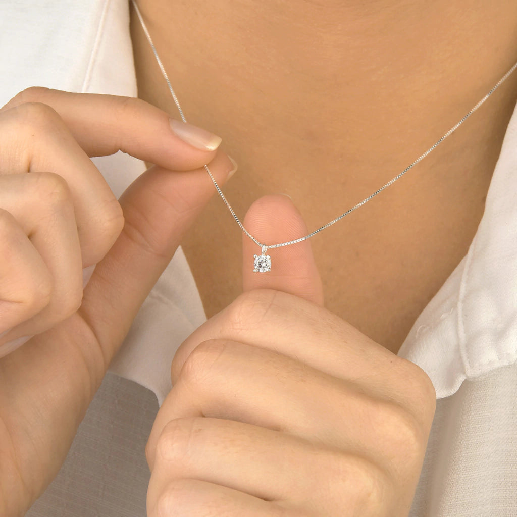 Gargantilha Ponto de Luz Redondo P