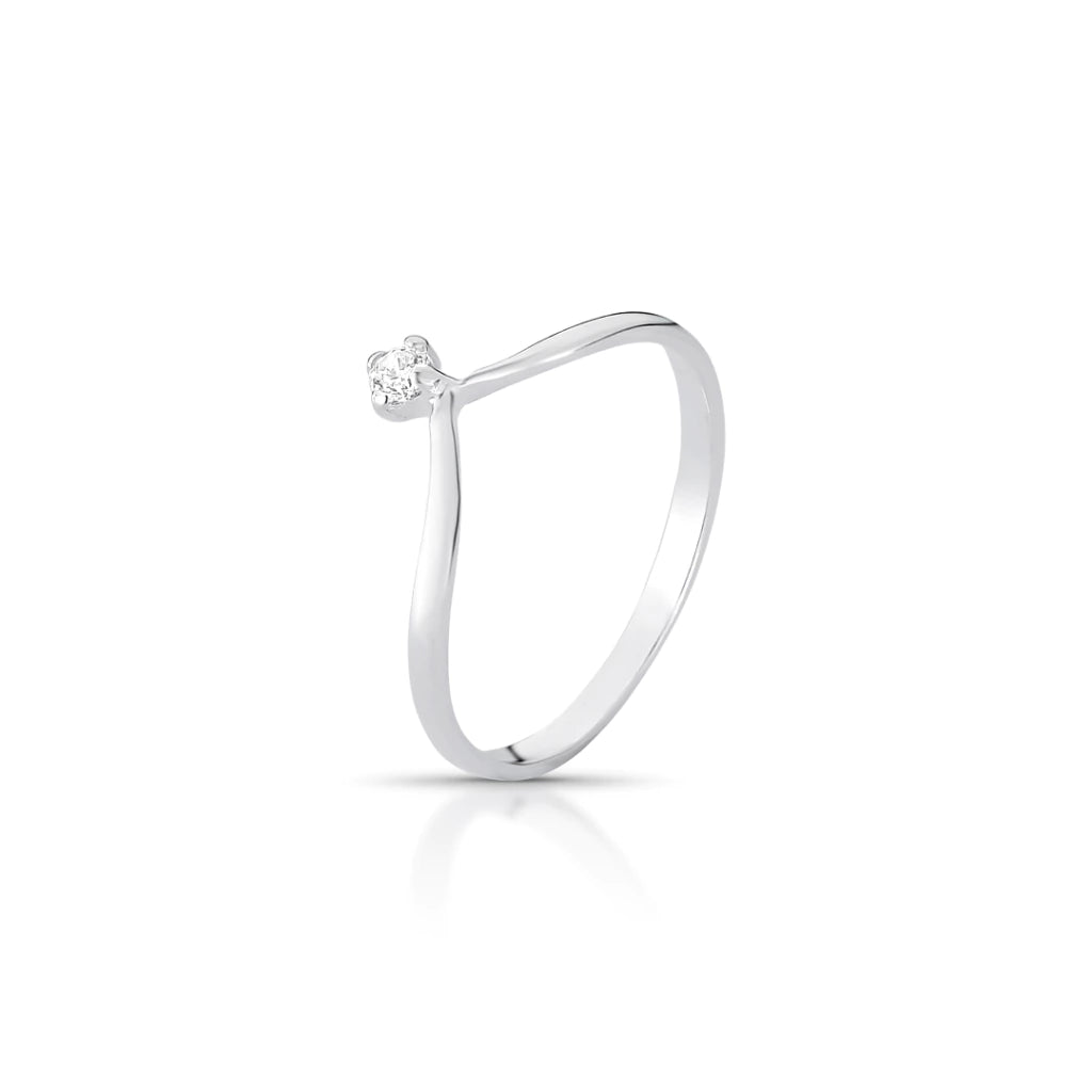 Anel Ponto de Luz de Prata